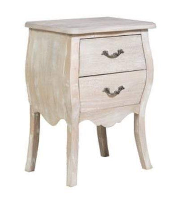 Naples 2 Drawer Bedside table in Antique finish