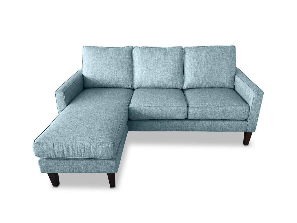 Bendigo Fabric Reversible Chaise Lounge with Solid Timber Frame