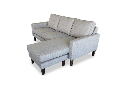 right hand facing Fabric Reversible Chaise Lounge