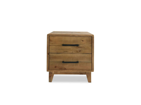 Bondi Bedside Table with Recycled Timber and Distressed Finish