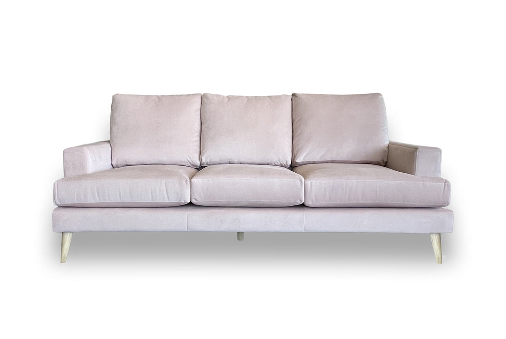 Geelong Fabric 3 Seater Sofa with Dunlop Endurofoam Seat Cushions