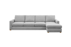 Byron 4 Seater Chaise with Deep Seating in Linen Fabric