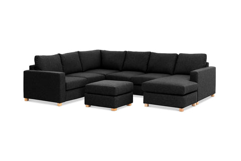 Byron Modular Corner Lounge with Reversible Chaise