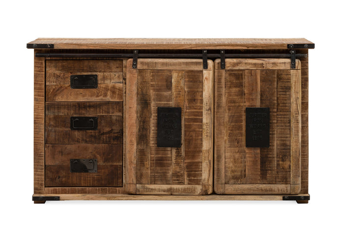 Factory Buffet Expertly Constructed from Recycled Timber