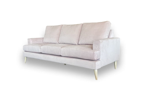 Geelong Fabric 3 Seater Sofa with Dunlop Endurofoam Seat Cushions