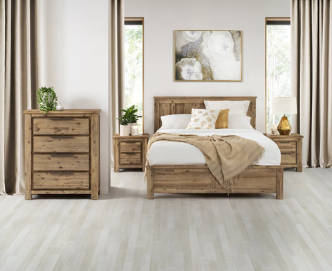 Jupiter Bedroom Suite Constructed From Solid Acacia Timber