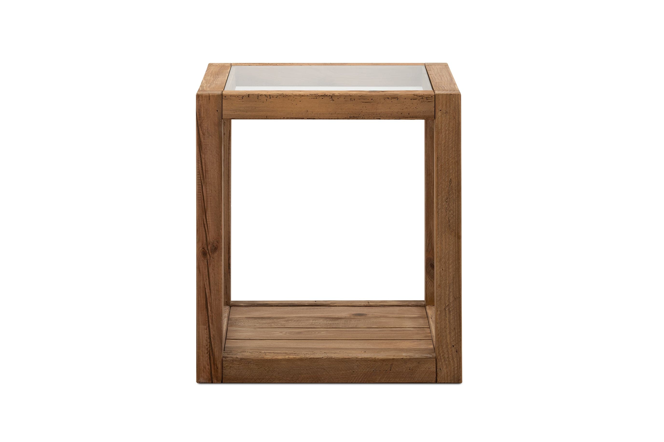Norfolk Island Timber and Glass Lamp Table