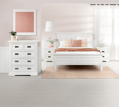Whitehaven Bedroom Suite with Stylish French Provincial Finish