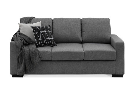 William Sofa Bed in Fabric Linen Finish with a Double Mattress